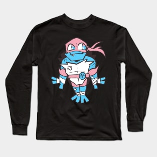 Raph Transgender Flag ROTTMNT Long Sleeve T-Shirt